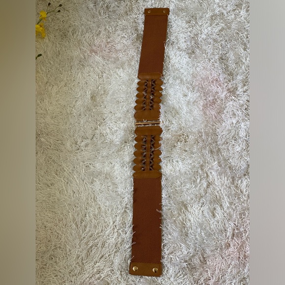 Fashion women’s waist belt leather and elastic, fit up to 38 inches waist size - Picture 5 of 6